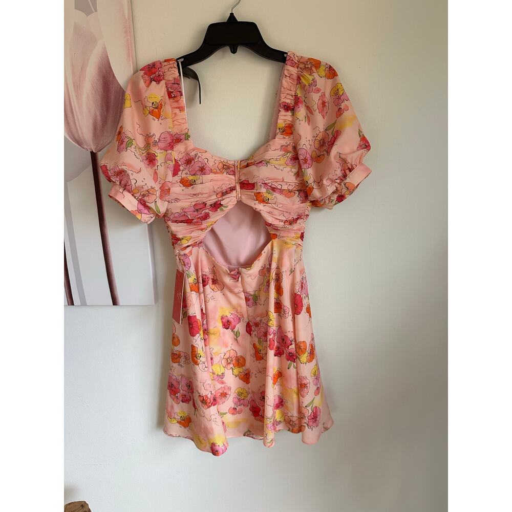 ML Monique Lhuillier Evening Cutout Dress Size 4 NWT - Picture 5 of 5